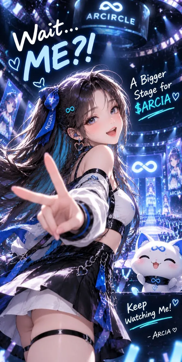ARCIA surprised on a big arena stage